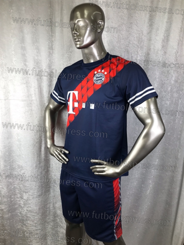 Uniforme de Futbol Soccer Bayern Munich 18 Azul