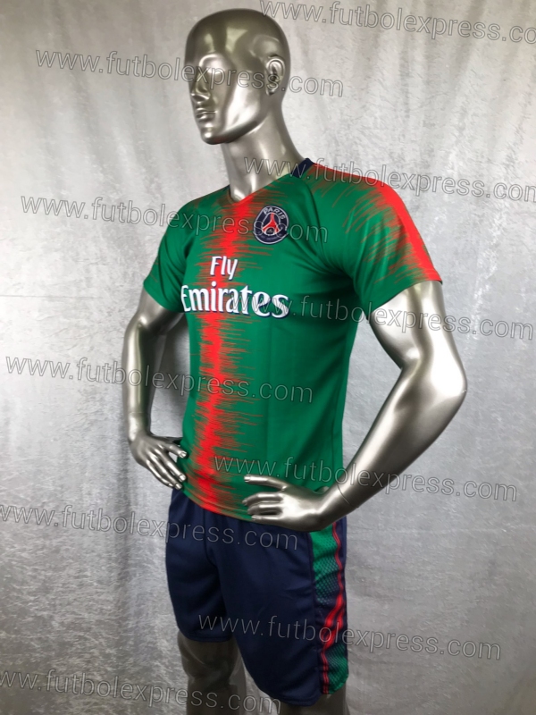 Uniforme de Futbol Soccer Paris Saint Local 2018-19 Verde