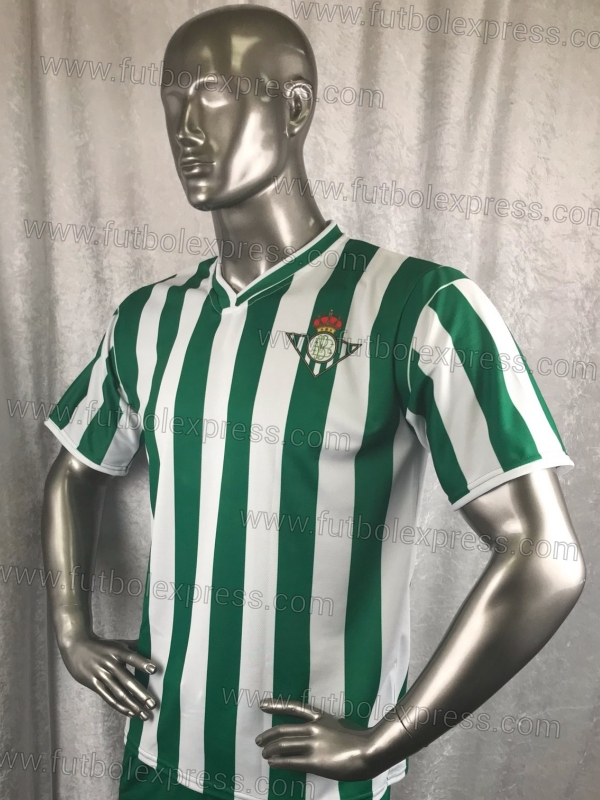 fragmento Exponer resumen Uniforme de Futbol Soccer Real Betis Local 2018-19