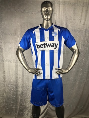 Uniforme Soccer Deportivo Alavés Local 2018-19
