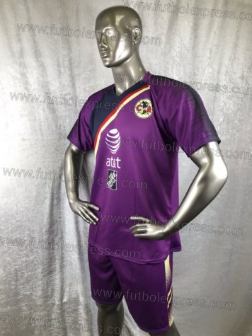 Uniforme Soccer America Visita 2018-19 Morado
