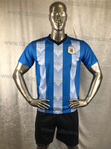 Uniforme Soccer Argentina Local 2018 Azul