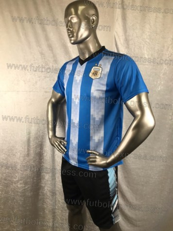 Uniforme Soccer Argentina Local 2018 Azul