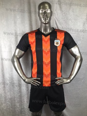 Uniforme Soccer Argentina Local 2018 Naranja