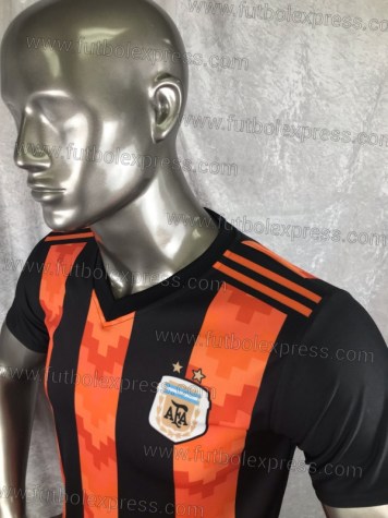 Uniforme Soccer Argentina Local 2018 Naranja