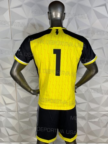 Uniforme Soccer Arsenal Local 2023-24 Amarillo/Negro
