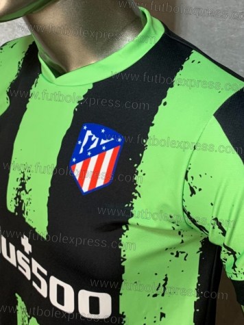 Uniforme Soccer Atletico de Madrid Local 2021-22 Verde/Negro