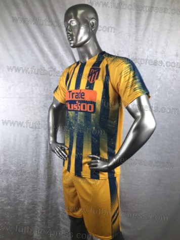 Uniforme Soccer Atletico de Madrid Tercero 2018-19 Amarillo
