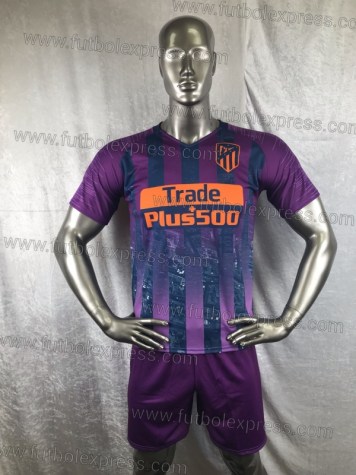 Uniforme Soccer Atletico de Madrid Tercero 2018-19 Morado