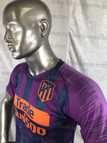 Uniforme Soccer Atletico de Madrid Tercero 2018-19 Morado