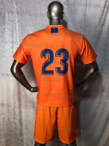 Uniforme Soccer Atletico de Madrid Tercero 2018-19 Naranja