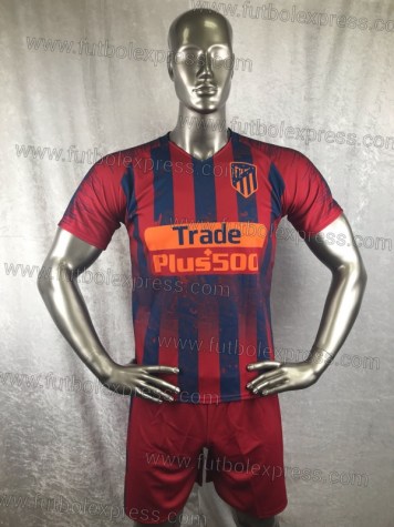 Uniforme Soccer Atletico de Madrid Tercero 2018-19 Vino