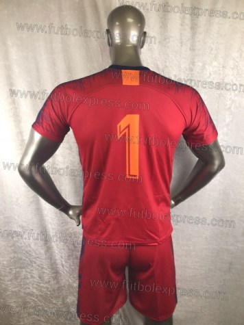 Uniforme Soccer Atletico de Madrid Tercero 2018-19 Vino