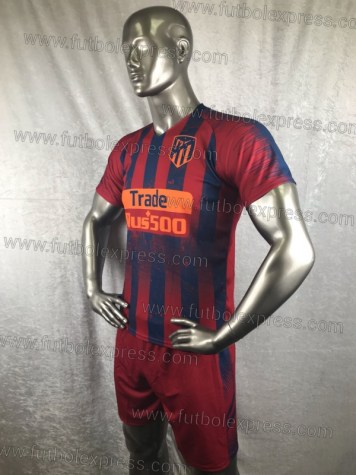 Uniforme Soccer Atletico de Madrid Tercero 2018-19 Vino