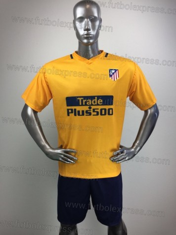 Uniforme Soccer Atletico de Madrid Visita 2017-18