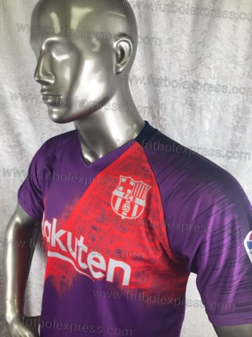Uniforme Soccer Barcelona Tercero 2018-19 Morado