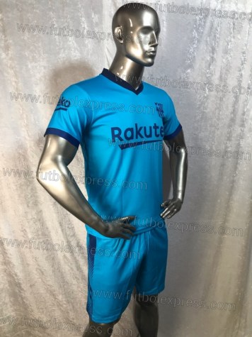 Uniforme Soccer Barcelona Visita 2020-21 Azul