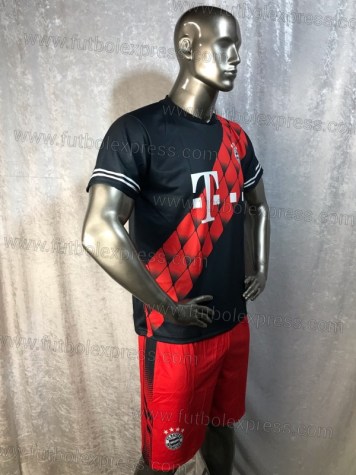 Uniforme Soccer Bayern Munich FIFA 18 Negro/Rojo