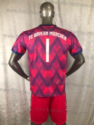 Uniforme Soccer Bayern Munich Local 2018-19 Rosa