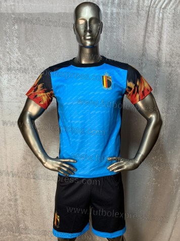 Uniforme Soccer Belgica Local 2022 Azul
