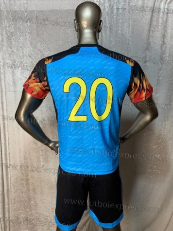 Uniforme Soccer Belgica Local 2022 Azul