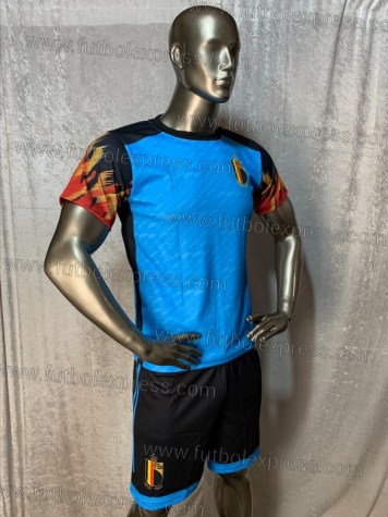Uniforme Soccer Belgica Local 2022 Azul