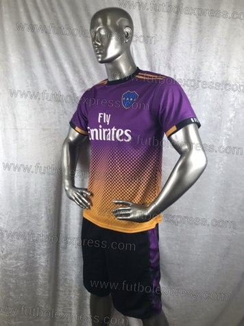 Uniforme Soccer Boca Juniors Especial Morado/Dorado