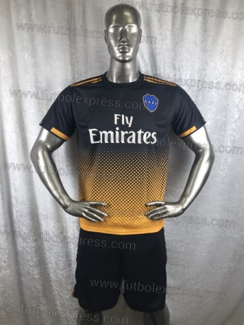 Uniforme Soccer Boca Juniors Especial Negro/Dorado
