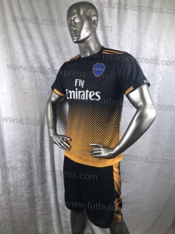Uniforme Soccer Boca Juniors Especial Negro/Dorado