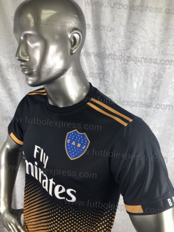 Uniforme Soccer Boca Juniors Especial Negro/Dorado