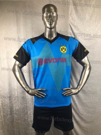 Uniforme Soccer Borussia Dortmund Local 2018-19 Azul