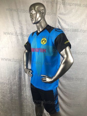 Uniforme Soccer Borussia Dortmund Local 2018-19 Azul