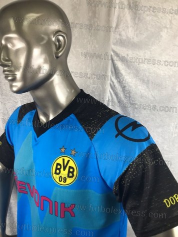 Uniforme Soccer Borussia Dortmund Local 2018-19 Azul