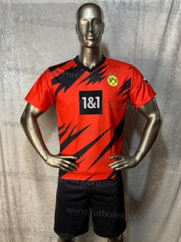 Uniforme Soccer Borussia Dortmund Local 2020-21 Rojo