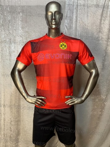 Uniforme Soccer Borussia Dortmund Local 2017-18 Rojo