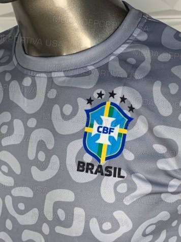 Uniforme Soccer Brasil Local 2022 Gris