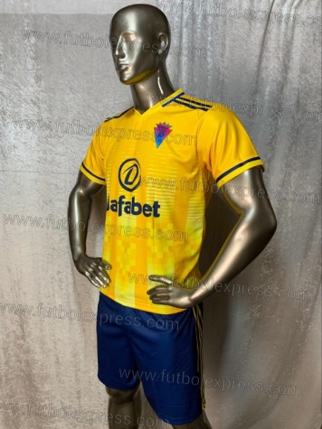 Uniforme Soccer Cadiz Visita 2020-21 Amarillo