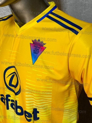 Uniforme Soccer Cadiz Visita 2020-21 Amarillo