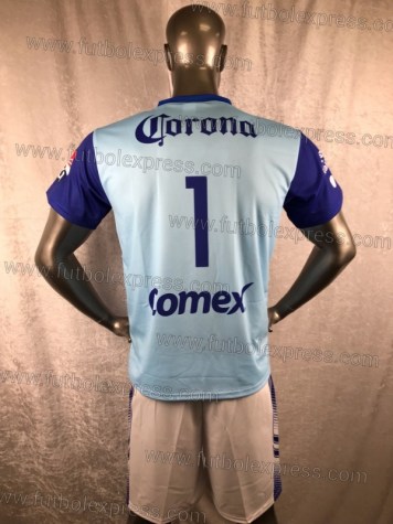 Uniforme Soccer Celaya Local 2017-18 Celeste