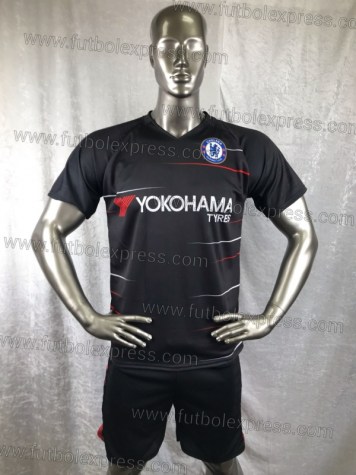Uniforme Soccer Chelsea Local 2018-19 Negro