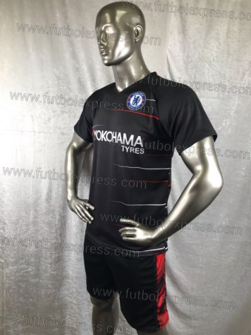 Uniforme Soccer Chelsea Local 2018-19 Negro