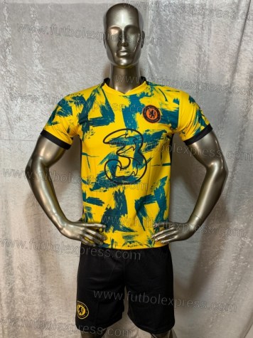 Uniforme Soccer Chelsea Tercero 2021-22 Amarillo