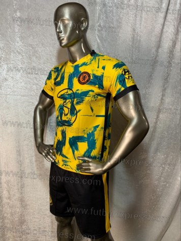 Uniforme Soccer Chelsea Tercero 2021-22 Amarillo