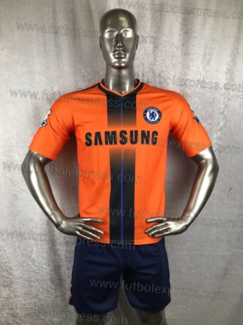 Uniforme Soccer Chelsea Tercero 2010-11 Naranja