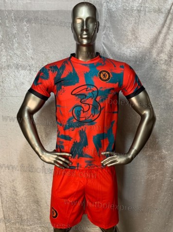 Uniforme Soccer Chelsea Tercero 2021-22 Rojo