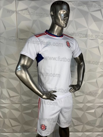 Uniforme Soccer Costa Rica Local 2022 Blanco