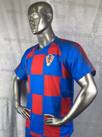 Uniforme Soccer Croacia Local 2018 Azul
