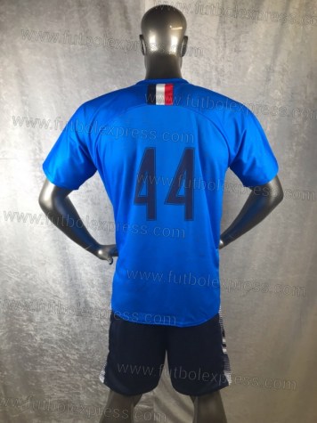 Uniforme Soccer Francia Visita 2018 Azul