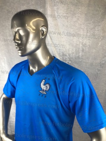 Uniforme Soccer Francia Visita 2018 Azul