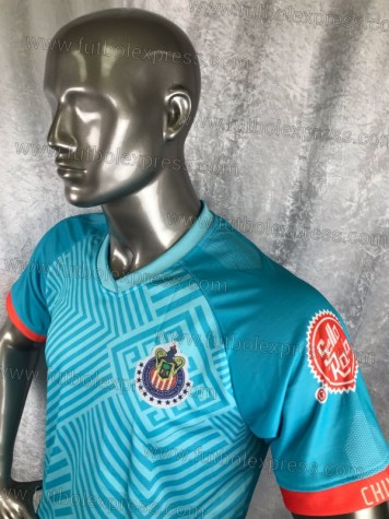 Uniforme Soccer Guadalajara Tercero 2017-18 Turquesa